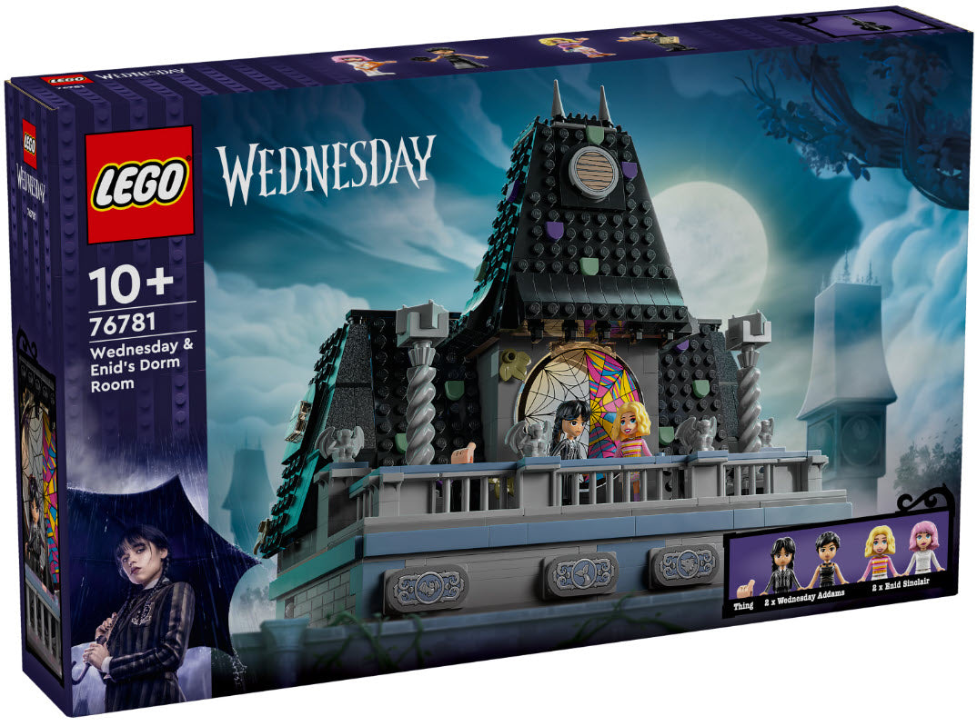 LEGO Wednesday 76781 Wednesdays und Enids Zimmer im Studentenwohnheim