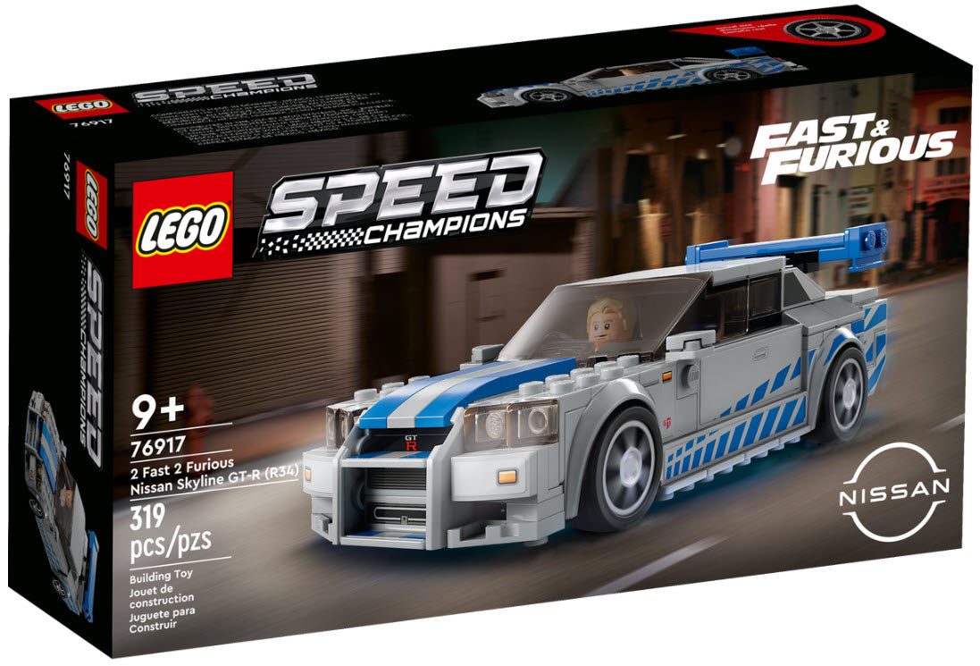 LEGO Speed Champions 76917 2 Fast 2 Furious – Nissan Skyline GT-R (R34)