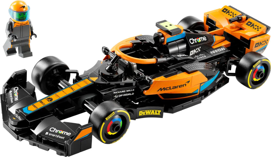 Inhalt: LEGO Speed Champions 76919 McLaren Formel-1 Rennwagen 2023