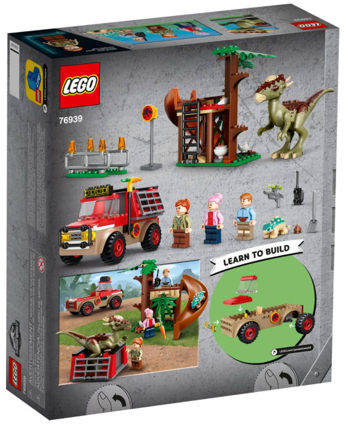 Box Rückansicht: LEGO Jurassic World 76939 Flucht des Stygimoloch