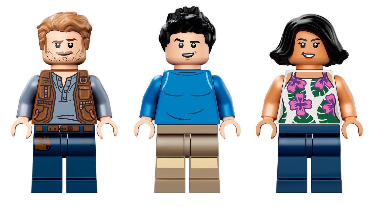 Minifiguren: LEGO Jurassic World 76941 Verfolgung des Carnotaurus