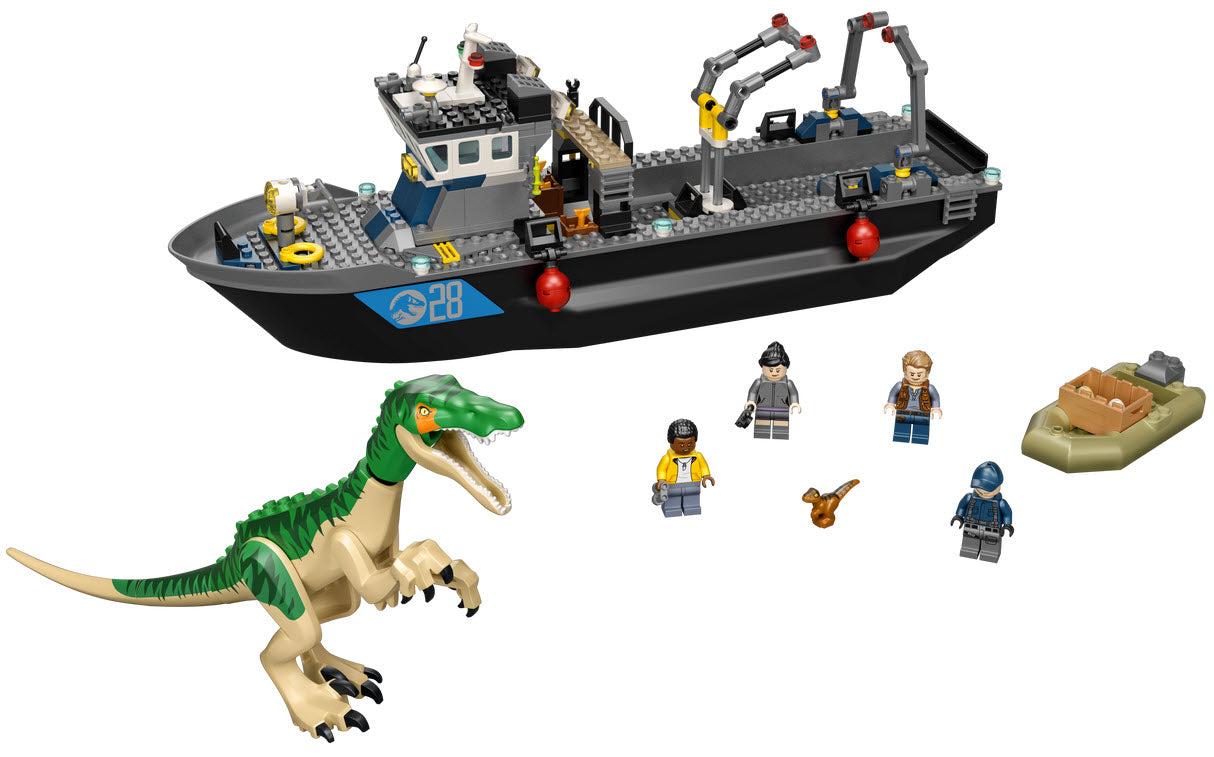 Inhalt: LEGO Jurassic World 76942 Flucht des Baryonyx