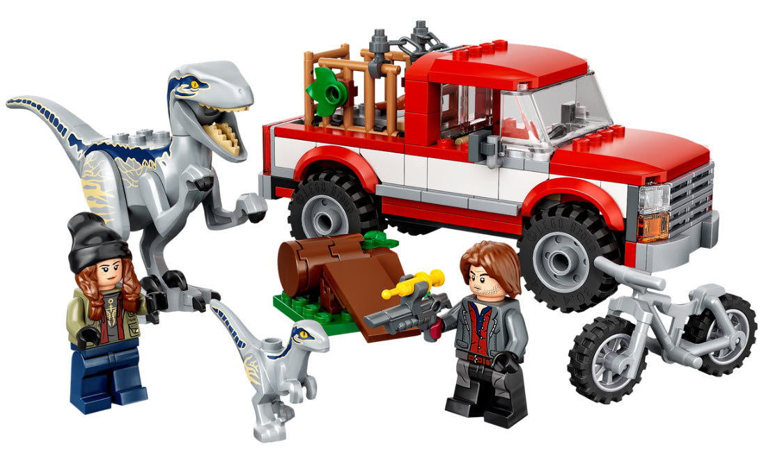 Inhalt: LEGO Jurassic World 76946 Blue & Beta in der Velociraptor-Falle