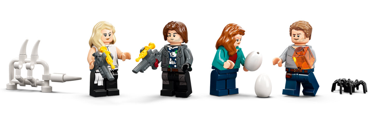 Minifiguren: LEGO Jurassic World 76948 T. Rex & Atrociraptor: Dinosaurier-Ausbruch