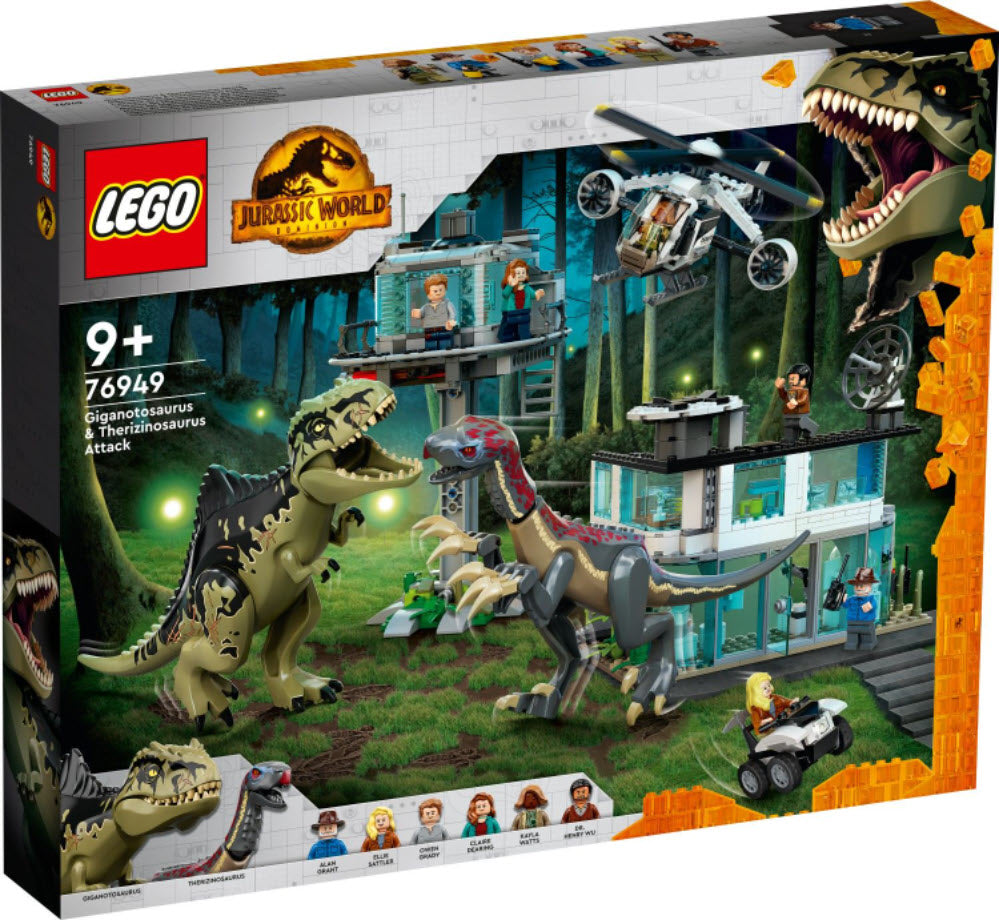LEGO Jurassic World 76949 Giganotosaurus & Therizinosaurus Angriff