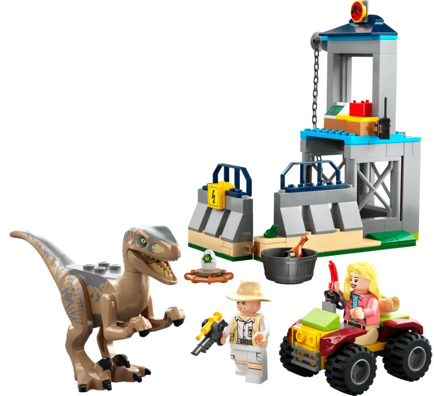 Inhalt: LEGO Jurassic World 76957 Flucht des Velociraptors