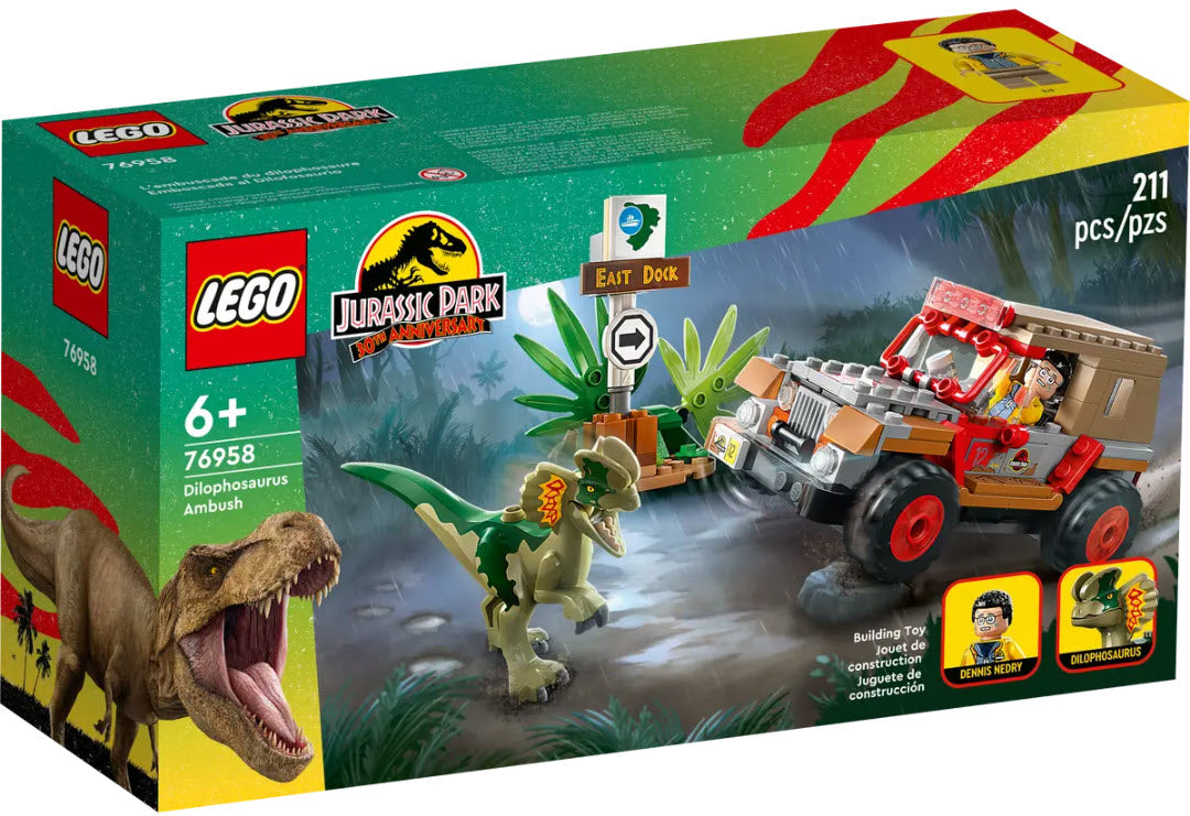 LEGO Jurassic World 76958 Hinterhalt des Dilophosaurus