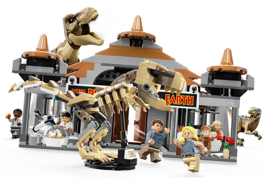 Detail 1: LEGO Jurassic World 76961 Angriff des T. rex und des Raptors aufs Besucherzentrum