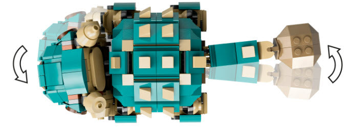Detail 1: LEGO Jurassic World 76962 Baby Bumpy: Ankylosaurus