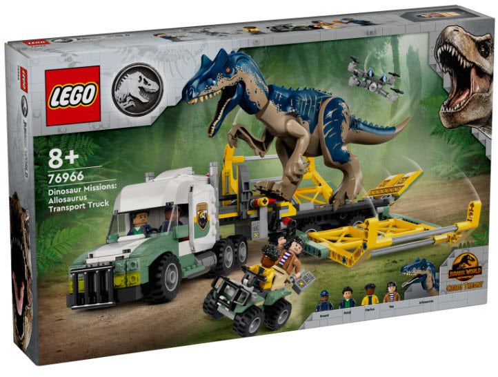LEGO Jurassic World 76966 Dinosaurier-Missionen: Allosaurus-Transporter