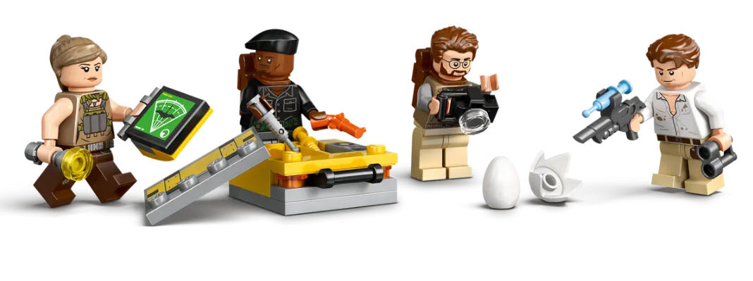 Minifiguren: LEGO Jurassic World 76976 Spinosaurier & Quetzalcoatlus: Hubschrauber-Einsatz
