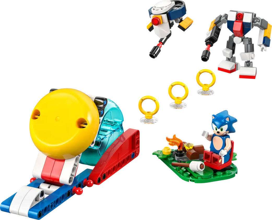 Inhalt: LEGO Sonic 77001 Sonics Showdown am Lagerfeuer