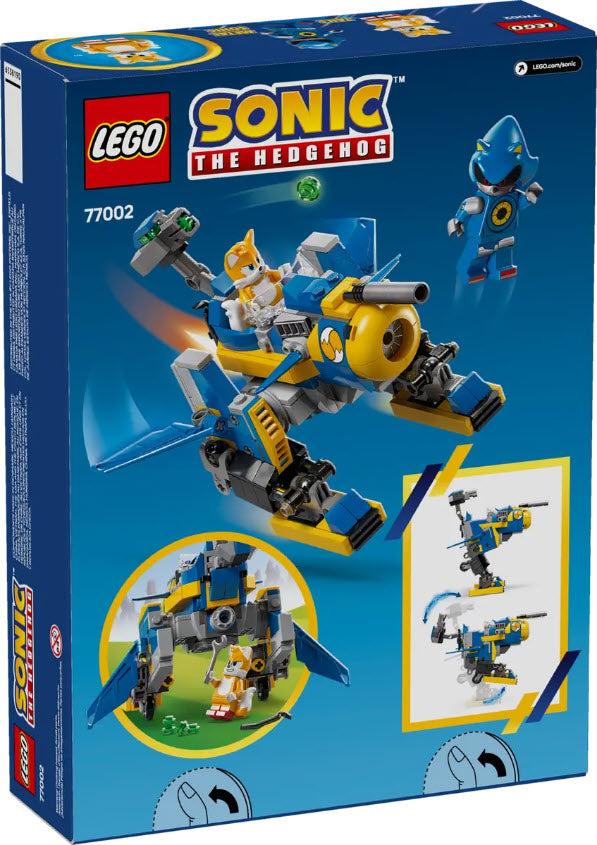 Box Rückseite: LEGO Sonic 77002 Cyclone vs. Metal Sonic