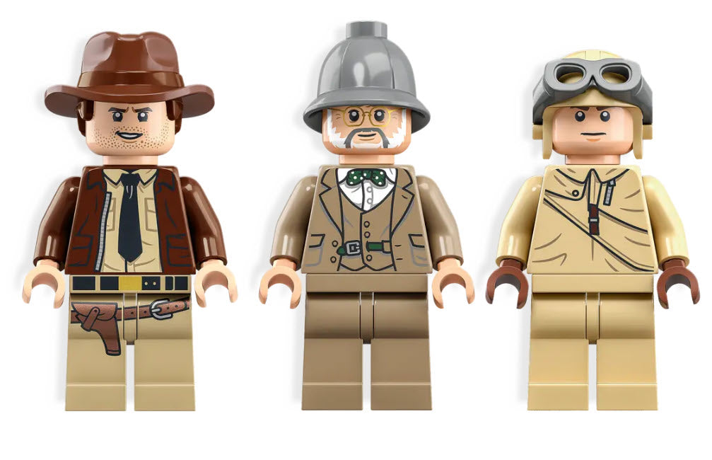 Minifiguren: LEGO Indiana Jones 77012 Flucht vor dem Jagdflugzeug