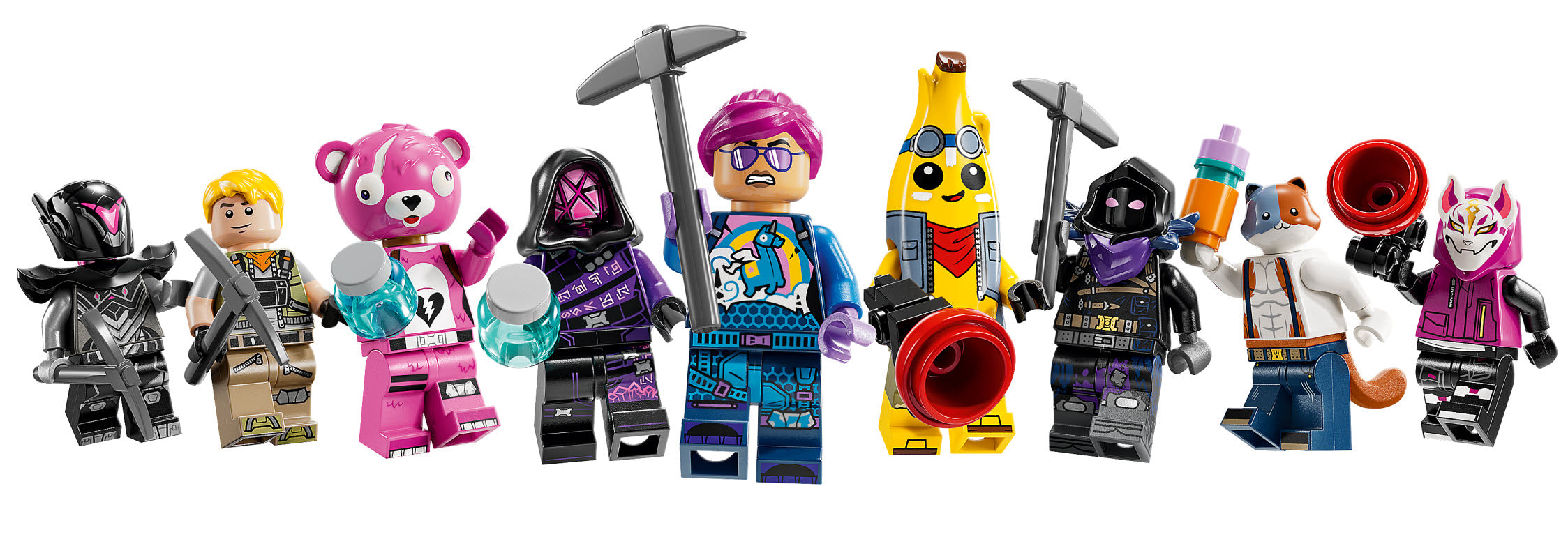 Minifiguren: LEGO Fortnite 77073 Schlachtenbus
