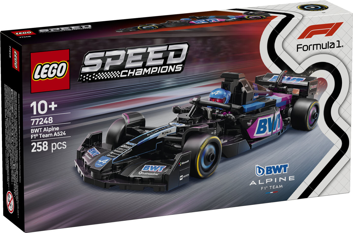 LEGO Speed Champions 77248 BWT Alpine F1 Team A524 Rennauto