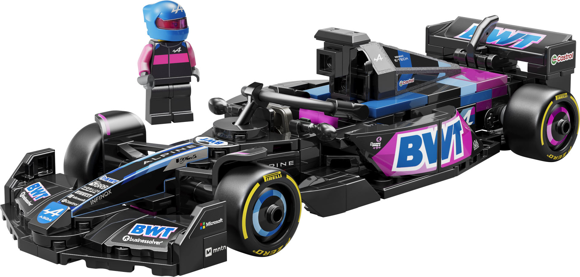 Inhalt: LEGO Speed Champions 77248 BWT Alpine F1 Team A524 Rennauto