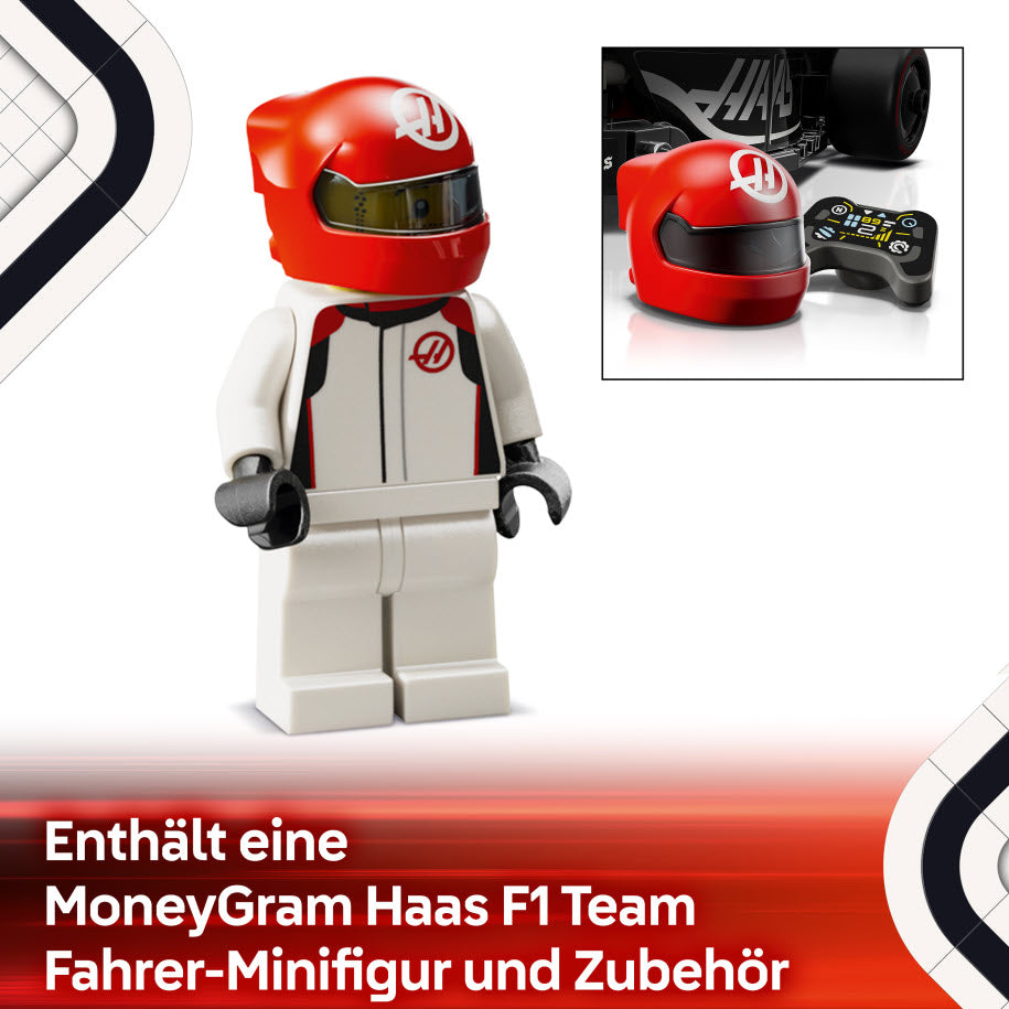 Minifiguren: LEGO Speed Champions 77250 MoneyGram Haas F1 Team VF-24 Rennauto