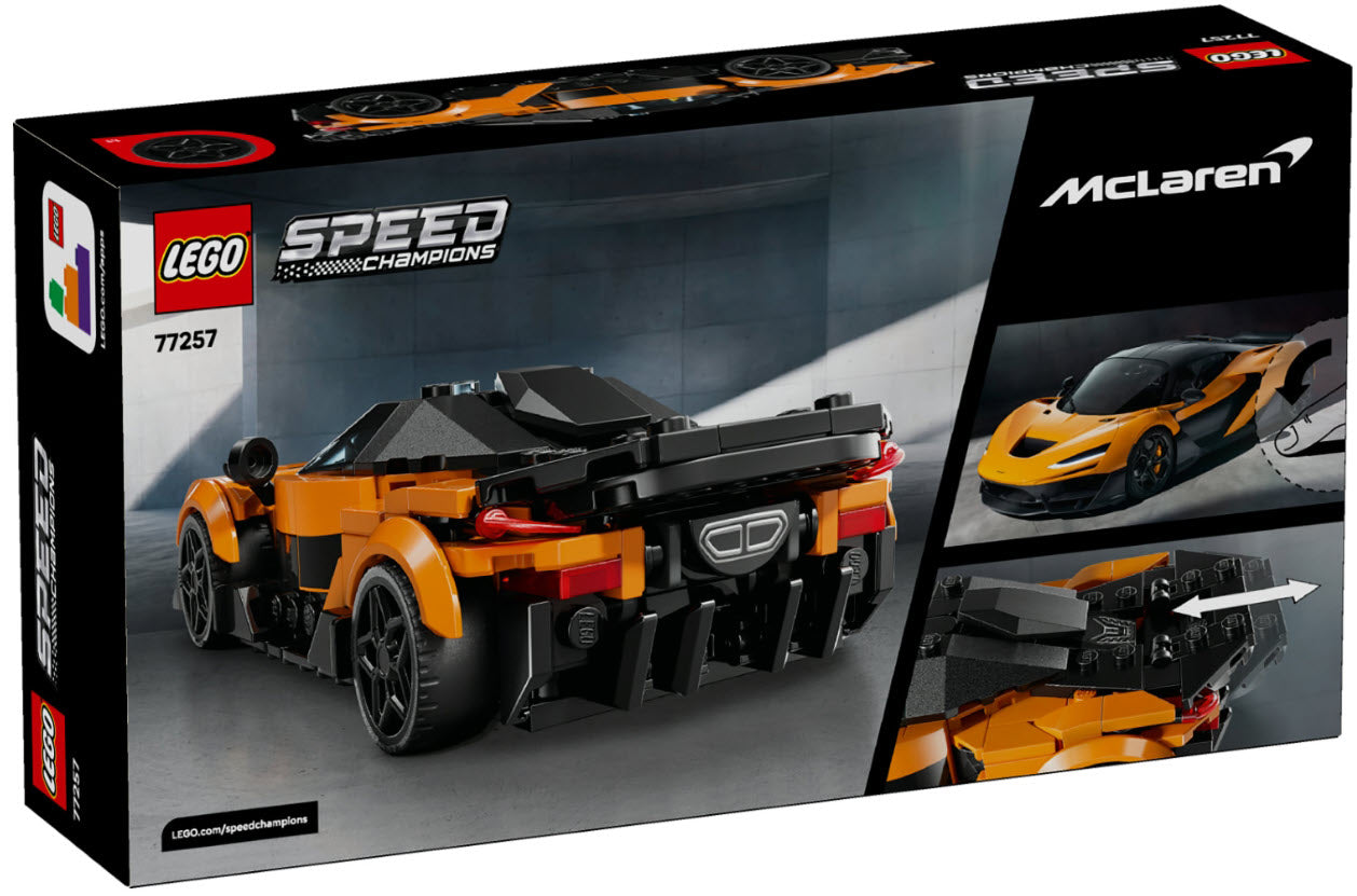 Box Rückseite: LEGO Speed Champions 77257 McLaren W1