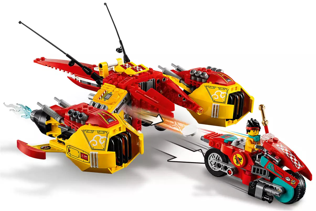Detail 1: LEGO Monkie Kid 80008 Monkie Kids Wolken-Jet