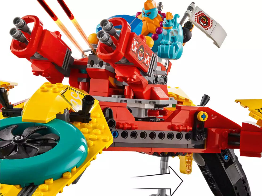 Detail 2: LEGO Monkie Kid 80023 Monkie Kids Hubschrauberdrohne