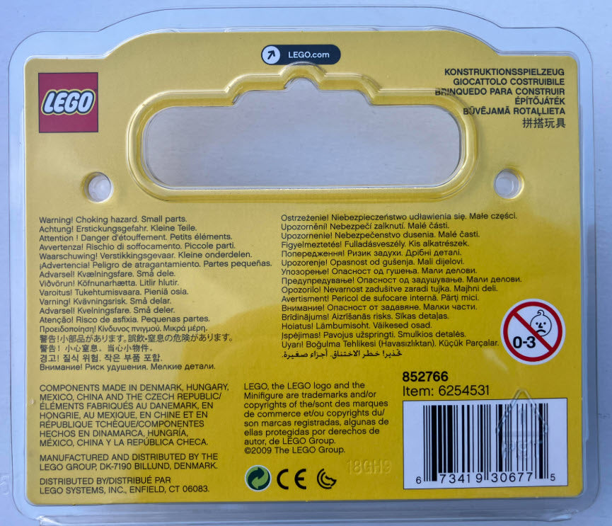 Box Rückseite: LEGO 852766 Halloween-Minifiguren Set