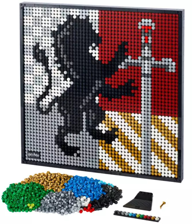 Inhalt: LEGO Art 31201 Harry Potter Hogwarts Wappen