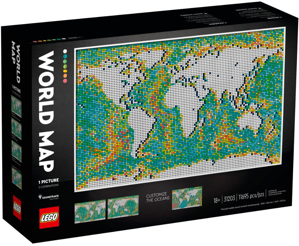 LEGO Art 31203 Weltkarte