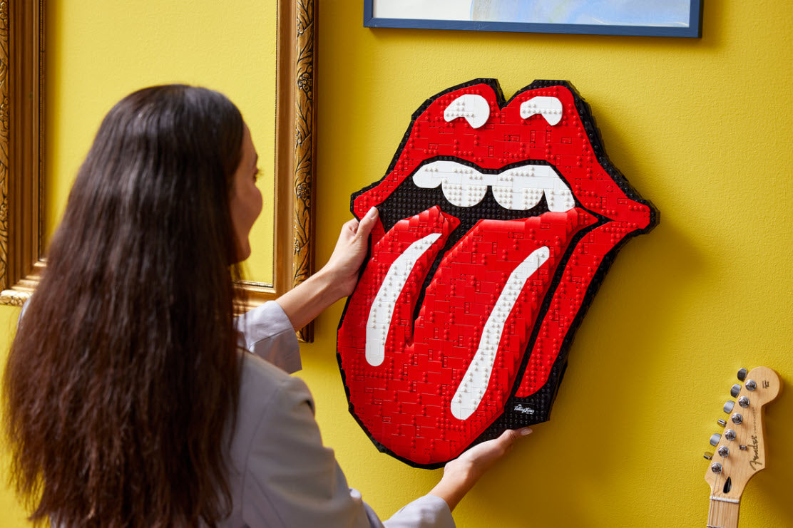 Detail 2: LEGO Art 31206 The Rolling Stones