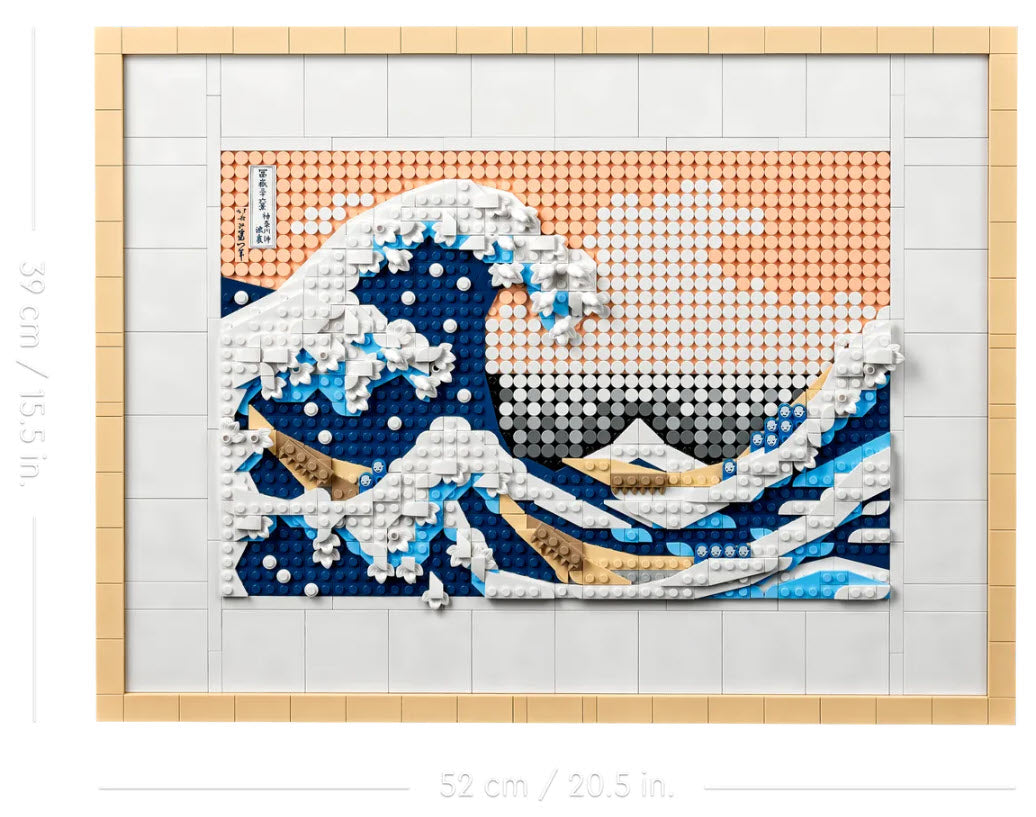 Detail 1: LEGO Art 31208 Hokusai – Große Welle