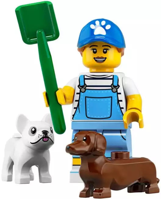 LEGO Minifiguren Serie 19 71025-09 Hundesitterin
