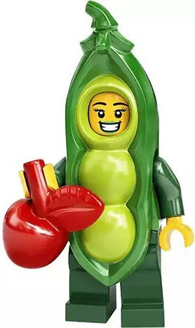 LEGO Minifiguren Serie 20 71027-03 Mädchen im Erbsenschotenkostüm