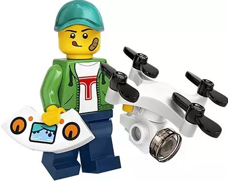 LEGO Minifiguren Serie 20 71027-16 Jungen mit Drohne