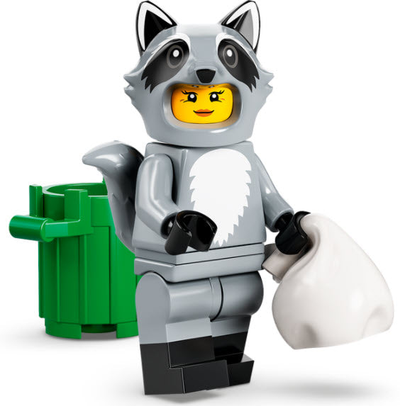 LEGO Minifiguren Serie 22 71032-07 Waschbär-Fan