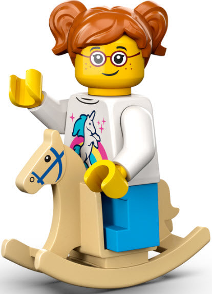 LEGO Minifiguren Serie 24 71037-11 Mädchen mit Schaukelpferd