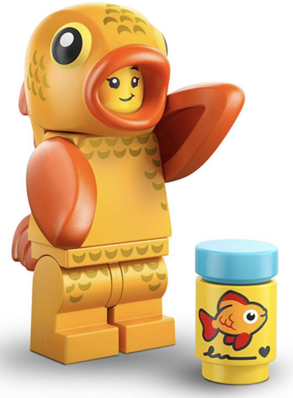 LEGO Minifiguren Tiere Serie 28 71051-03 Goldfisch