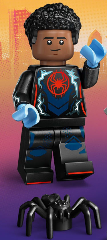 Varianten und Zubehör: LEGO Spider-Man Minifiguren 71050-01 Miles Morales/Spider-Man