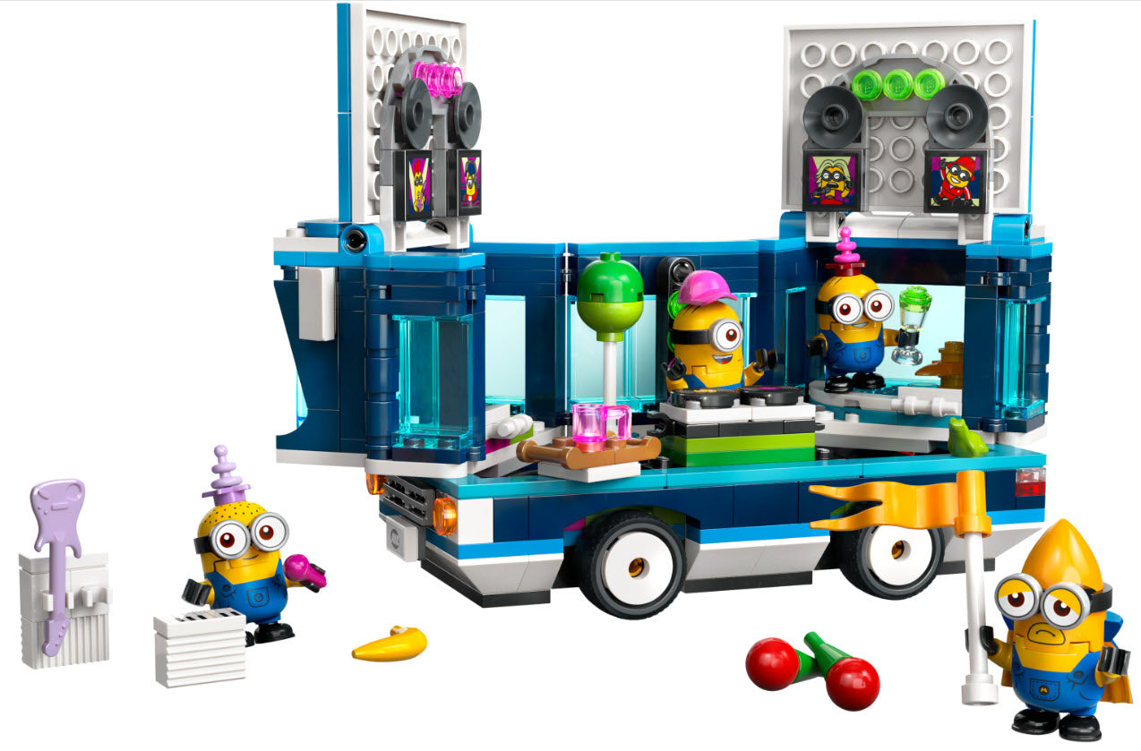 Inhalt: LEGO Minions 75581 Minions und der Party Bus