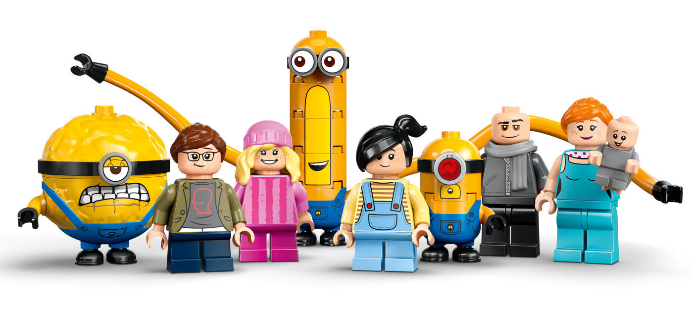Minifiguren: LEGO Minions 75583 Familienvilla von Gru und den Minions