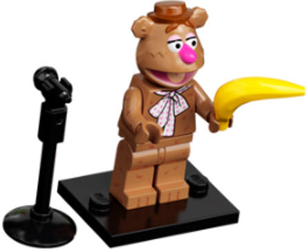 Zubehör: LEGO Die Muppets Minifiguren 71033-07 Fozzie Bär