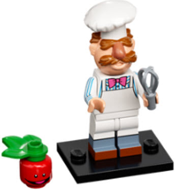 Zubehör: LEGO Die Muppets Minifiguren 71033-11 Dänischer Koch