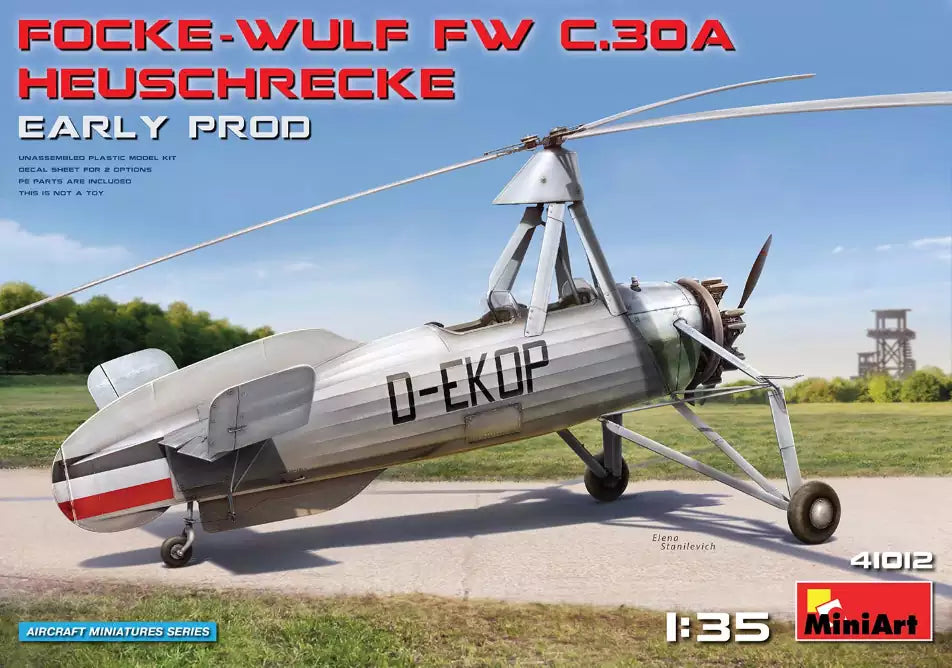 MiniArt 41012 Focke-Wulf FW C.30A Heuschrecke, frühe Ausführung, 1:35