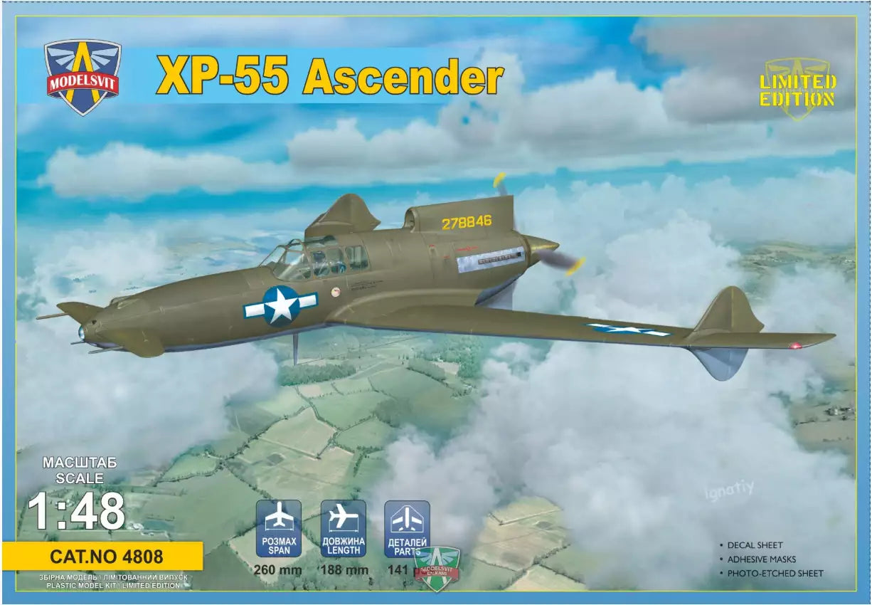 ModelSvit 4808 XP-55 Ascender, 1:48