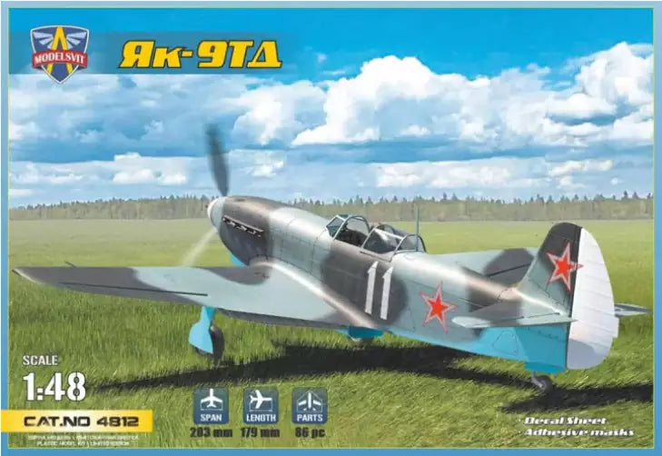 ModelSvit 4812 Yak-9TD, 1:48