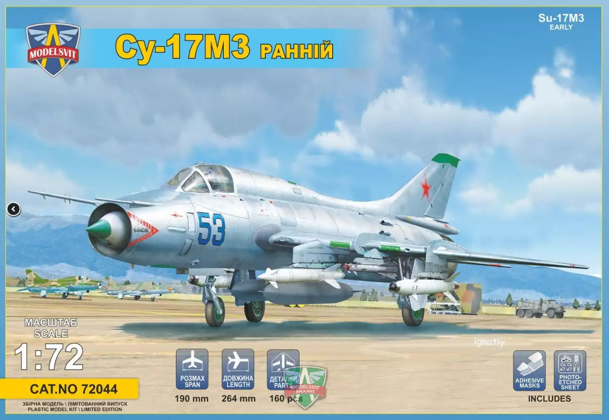ModelSvit 72044 Sukhoi Su-17M3 "Early version", 1:72
