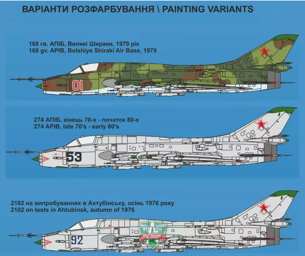 ModelSvit 72044 Sukhoi Su-17M3 "Early version", 1:72