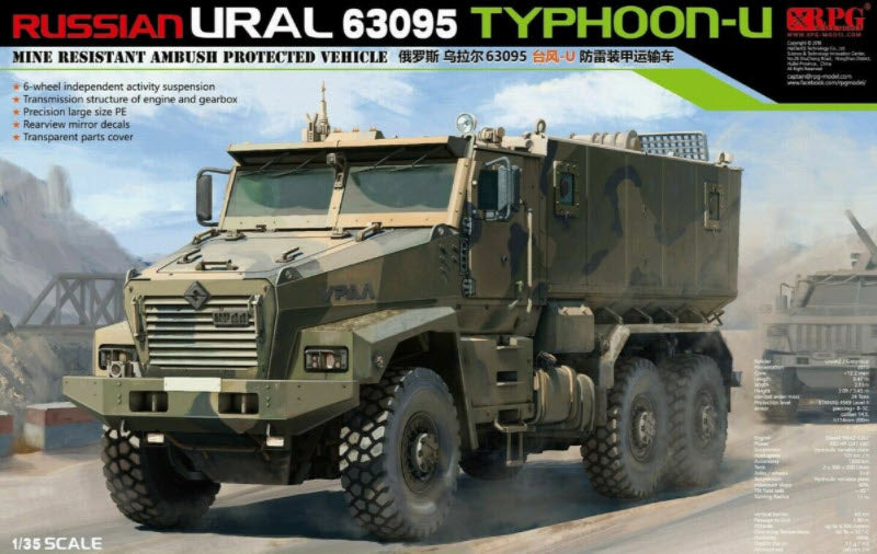 RPG-Model 35008 Russian URAL 63095 Typhoon-U MRAP, 1:35