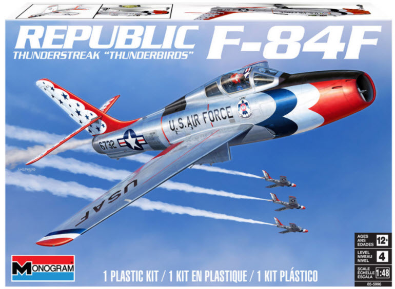 Monogram  85-5996 Republic F-84F Thunderstreak Thunderbirds, 1:48