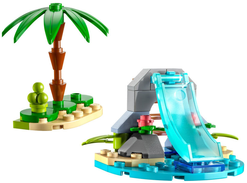LEGO Split-Sets S401 Wasserrutsche mit Kokospalme