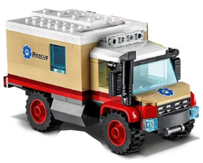 LEGO Split-Sets S603 Unimog Geländewagen, beige